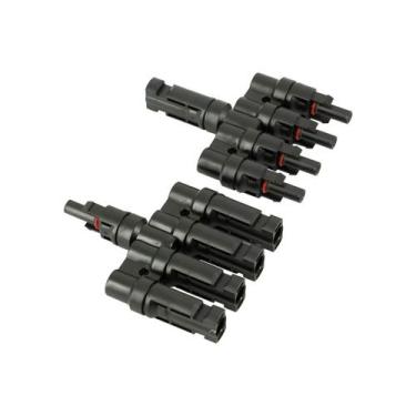 Imagem de Conector MC4 Snetec T4 4x1 Vias 30A 1000V Solar Painel Paralelo