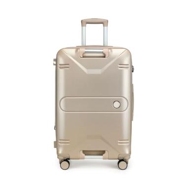 Imagem de Mala De Viagem De Bordo Pequena De Mão 10kg Alça Frontal (Dourado)