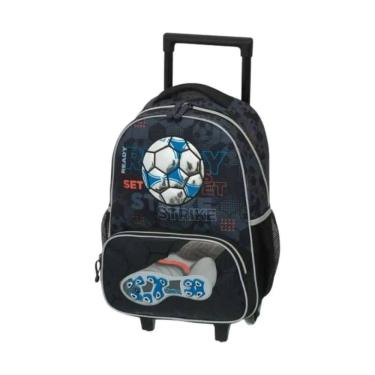 Imagem de Mochila Pacific Com Carrinho Pack Me Strike Futebol Preto