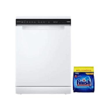 Imagem de Kit Lava-Louças Brastemp 15S BC e Detergente em Pó Finish 700g