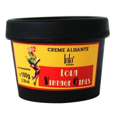 Imagem de Creme Alisante Vintage Girl 100g Lola Cosmetics, 100g