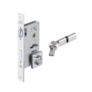 Imagem de Fechadura Rolete Pivotante Imab 4700 Cilindro 90 Mm Cromada