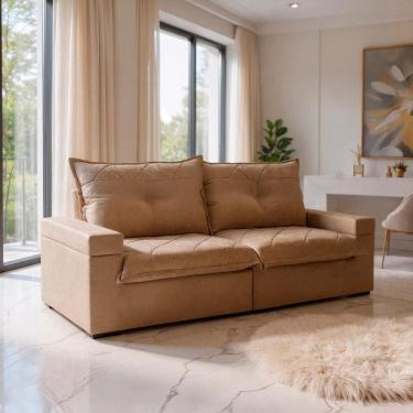 Imagem de Sofá 3 Lugares Reclinável 2,25m Tera Bom Pastor