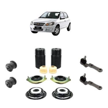 Imagem de Kit Batente Bucha Suspensão Amortecedor Dianteiro Celta Tds.