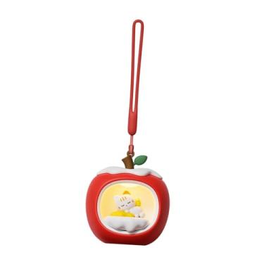 Imagem de Generic Fruit House Sleeping Night Light Luz Noturna Decorativa Ajustável Lâmpada Noturna para Camping Viagem Hotel Presente Fazenda, Gato