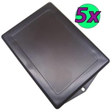 Imagem de Kit 5 Caixa Plástica para Montagem de Circuitos Eletrônica Arduino X10