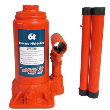 Imagem de Macaco Hidráulico Tipo Garrafa 6 Toneladas - 6523 - Waft