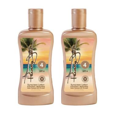 Imagem de Loção bronzeadora protetora solar Panama Jack SPF 4 177mL (x2)