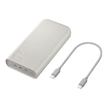 Imagem de Carregador Portátil Power Bank 20.000mAh Samsung 3 Portas Usbc Super R