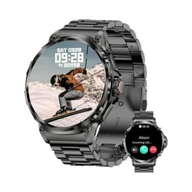 Imagem de Relógio Inteligente Bluetooth Masculino 710mAh 1.85" HD Monitor De Saú