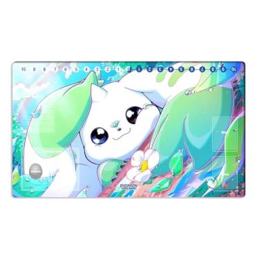 Imagem de New Mlikemat DTCG Duel Playmat Digimon Board Terriermon Trading Card Game Mat Desk Pad + Free Bag (ZD002-653-SM)