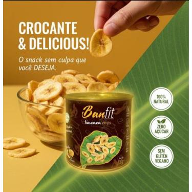 Imagem de BanFit - Banana Chips - JAYNA ALIMENTOS, 100g