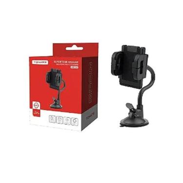 Imagem de Suporte de Celular Veicular com Ventosa Tomate MTG-210 - Acessório Prá