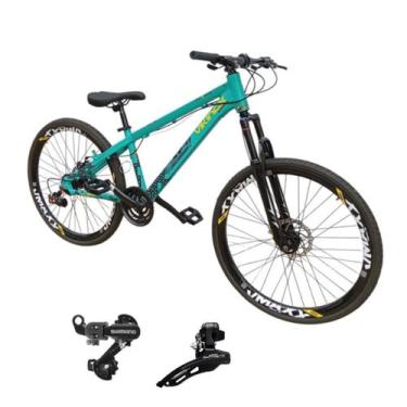 Imagem de Bicicleta Vikingx Tuff 30 Aluminio 24v Aro 26 Mtb Freerider Cambio Shi
