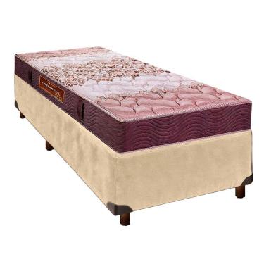 Imagem de Conjunto Cama Box Perola Solteiro + Colchão D26 Ortophedic Sankonfort