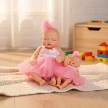 Imagem de Bebe Reborn Realista Bailarina 25 Cm Tiggy