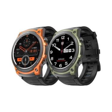 Imagem de Relógio Inteligente Masculino À Prova d'Água 5ATM Com Tela AMOLED Bate