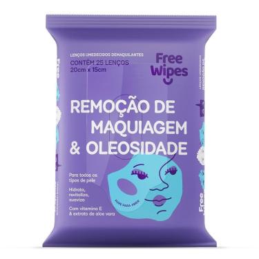 Imagem de Lenço Umedecido Demaquilante Free Wipes - 25 Lenços