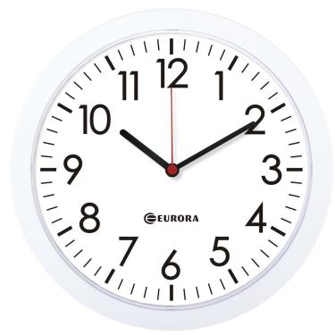 Imagem de Relógio De Parede Eurora Ref: 6575-141 Branco Números