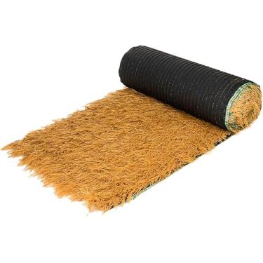 Imagem de Cabana De Palha Tiki Bar,telhado De Palha Sintética,rolo De Palha Mexicana Artificial,telhado De Grama De Palha De Palha Sintética à Prova De Fogo De Relva,rolos De P, 3.2x65.6ft(1x20m)