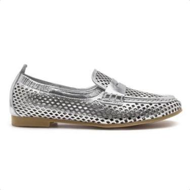 Imagem de Mocassim Democrata Feminino Flora Couro 655102-Feminino