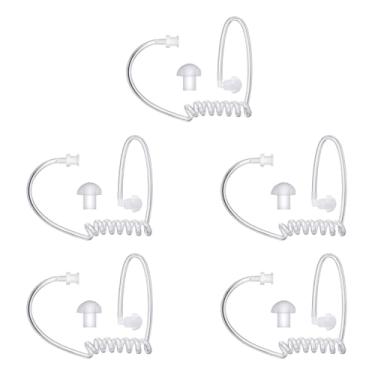 Imagem de Fone de ouvido Walkie Talkie de tubo de bobina acústica de substituição/fone de ouvido de espião secreto para fone de ouvido Walkie Talkie bidirecional Baofeng Motorola Kenwood Retevis Midland -