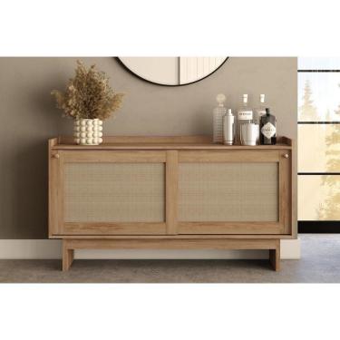 Imagem de Buffet De Sala Jantar átria 1295 C- 2 Portas C- Tela Noce-tela Sintetica - Carraro