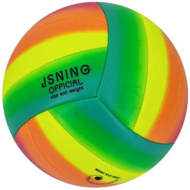 Imagem de Voleibol JSNING Rainbow Soft Touch Tamanho oficial 21 cm