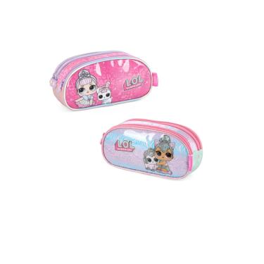 Imagem de Estojo Escolar Infantil Triplo Lol Surprise Luxcel EI41195LO