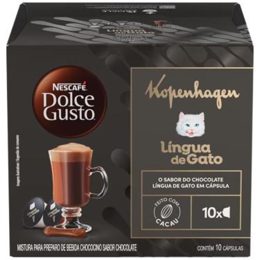 Imagem de Cápsula Língua de Gato Kopenhagen Dolce Gusto 162,5g 10 Cápsulas