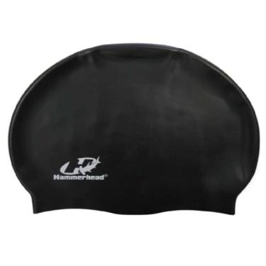 Imagem de Touca Natação Hammerhead Silicone Lisa - Preto