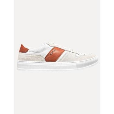 Imagem de Tênis Replay Masculino Casual Low Textile Suede Branco-Masculino