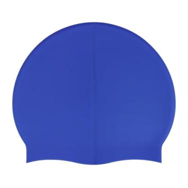 Imagem de Touca Natação Adulto, Kit de Natacao com Touca Silicone e Oculos para Jovens e Adultos para Verão, Praia Ou Piscina(APENAS A TOUCA ROXA)