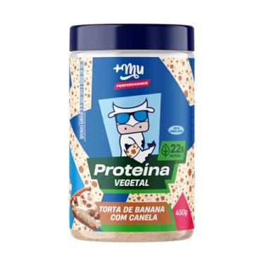 Imagem de +Mu Pote Proteína Vegetal Sabor Banana com Canela 22g - 450g