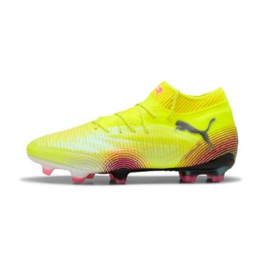 Imagem de Chuteira Puma Campo Future 8 Ultimate Neymar Jr Amarelo e Rosa - Masculino - 44 - Amarelo