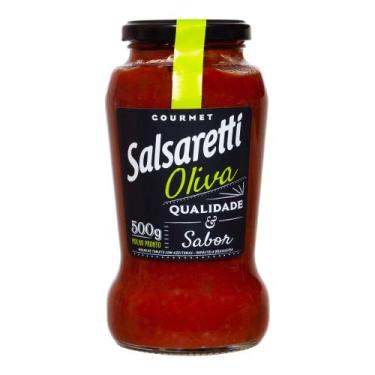 Imagem de Molho De Tomate Salsaretti Oliva Vidro 500g