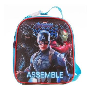 Imagem de Lancheira térmica escolar Vingadores Marvel Avengers 11630, Preto