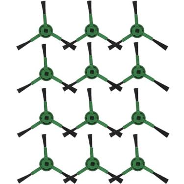 Imagem de Pacote com 12 escovas laterais de substituição para aspiradores iRobot Roomba Essential & Plus Series - Modelos 105, 205, 405, 505 Combo