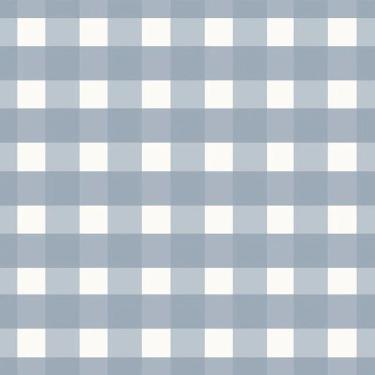 Imagem de Papel De Parede Revoada Xadrez Vichi Azul 4409