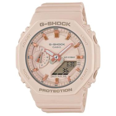 Imagem de Relógio CASIO G-SHOCK feminino rosa GMA-S2100-4ADR