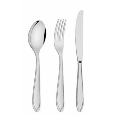 Imagem de Faqueiro Tramontina Laguna Em Inox Com Facas De Mesa 24 Peças