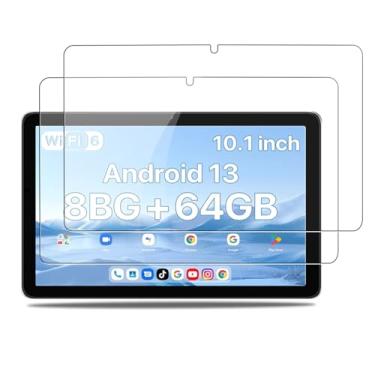 Imagem de NOUKAJU Protetor de tela para UMIDIGI G1 Tab 25.7 cm, vidro temperado HD, dureza 9h, arranhões, anti-impressão digital, protetor de filme de vidro temperado para UMIDIGI G1 Tab [2 unidades]