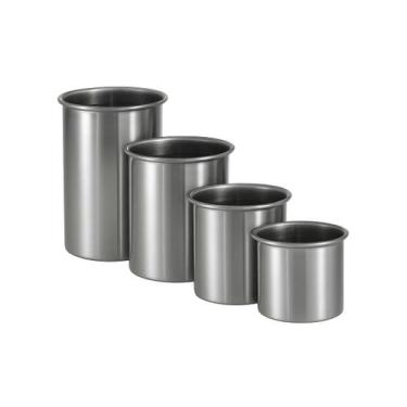 Imagem de Kit 4 Formas de Alumínio Cilíndrico N10 para Velas Artesanais - Global