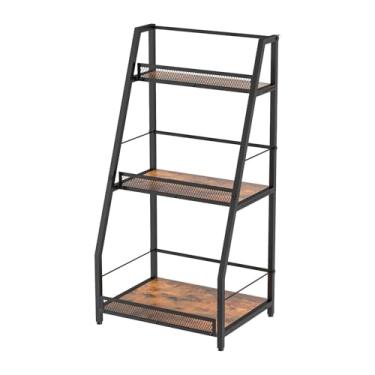 Imagem de WeiLaiKeQi Rack de especiarias de suporte de licor grande capacidade com cercas versátil garrafa de bebida de licor prateleira rack de vinho para despensa de