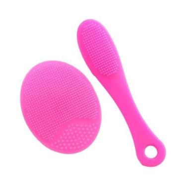 Imagem de Conjunto De Escovas De Limpeza Facial Para Remoção De Cravos 2 Peças, 