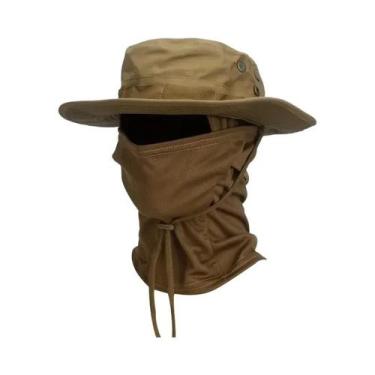 Imagem de Chapéu Boonie Camuflado Dobrável Com Aba Larga Para Proteção Solar Em 