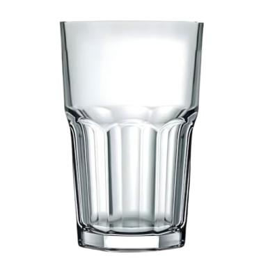 Imagem de Jogo De Copos Em Vidro Peças Cozinha Água Suco Drink Refrigerante 350ml Mesa Posta Casa Nova