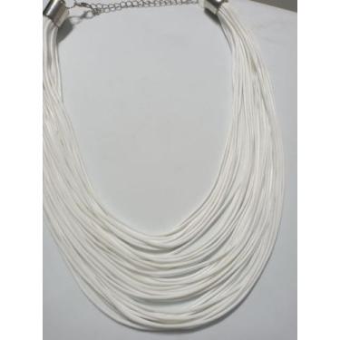 Imagem de Colar Colorido  Max Com Fios Encerados Elegante chic e moderno   escol