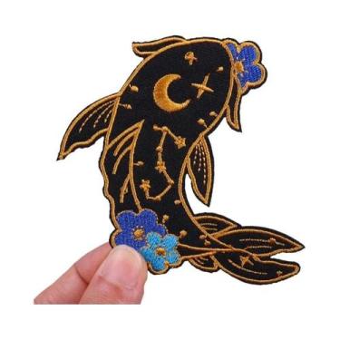 Imagem de Patch Bordado De Raposa E Ovelha Estilo Punk Para Aplicar Em Roupas E 