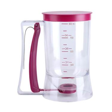 Imagem de Jarra Dosadora e Dispenser de Massas, Plástico Resistente, Preto, 900ml, Capacidade para Armazenar Arroz, Feijão, Lentilhas